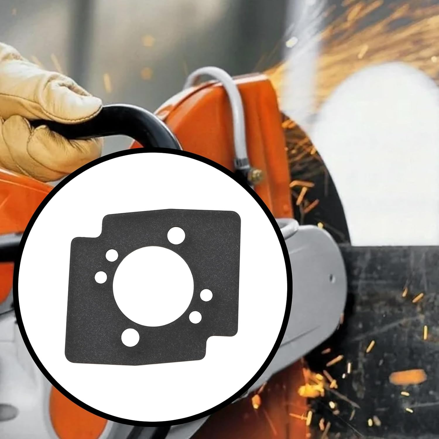 Ecsing 4Pcs Carburetor Air Filter Gasket 4221 129 0903 42211290903 Compatible with Stihl TS40 image number 4