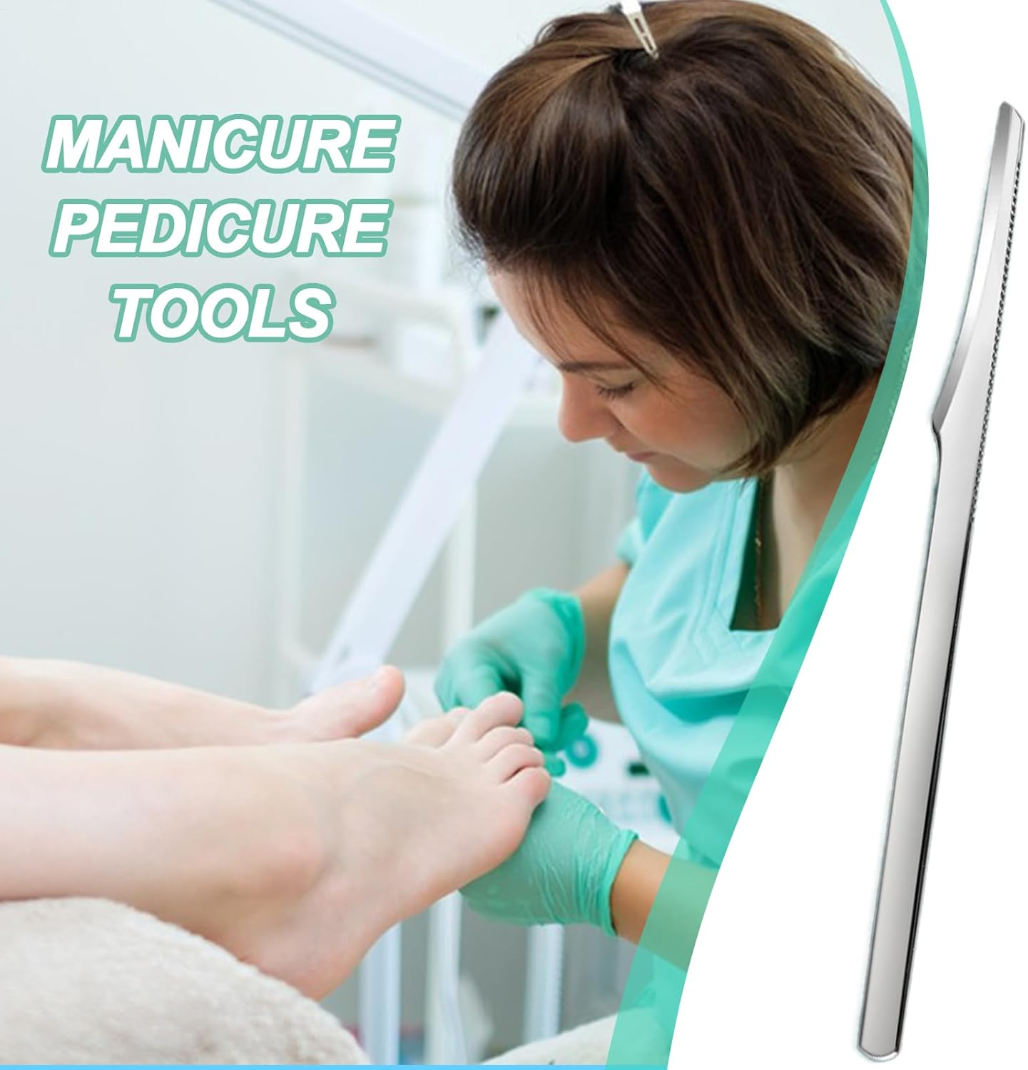 Foot File Grinder Tool - Stainless Steel Feet Sander Tool, Manual Feet Sander | Foot Sander Pedicure Tool, Portable Body Part Care Supplies for Home, Foot Care Rasp Dead Skin Remover Pedicure Too