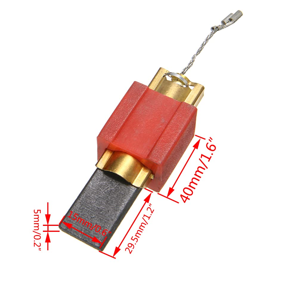 Pair of Carbon Brush Holder Compatible with Miele Washing Machine W700 W800 W900 Series Fit for 4297413 4297414 4297410 4297411 4297412 Set