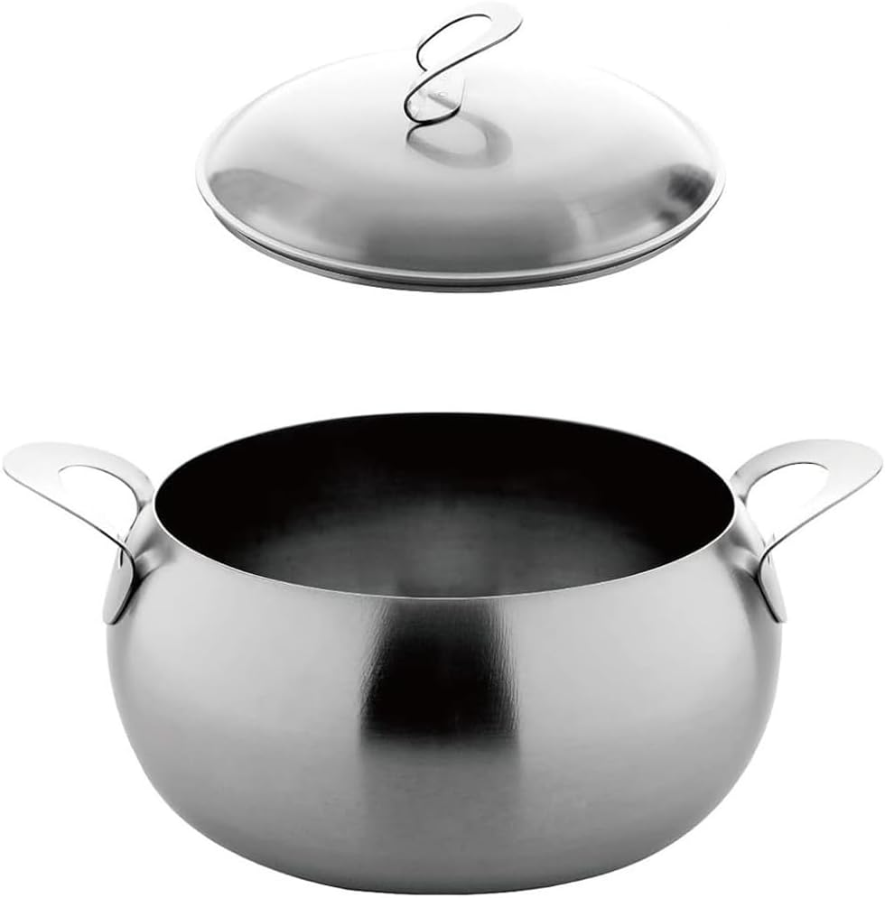 Ernest A-77965 Tsubame Sanjo Milk Pan, 4.3 Inches (11 Cm), 0.8 L; Graduated Marked, for Gas Fire (Specialty Product, Stainless Steel, Mini Multi Pot), Popular Brand of Major Restaurants image number 4
