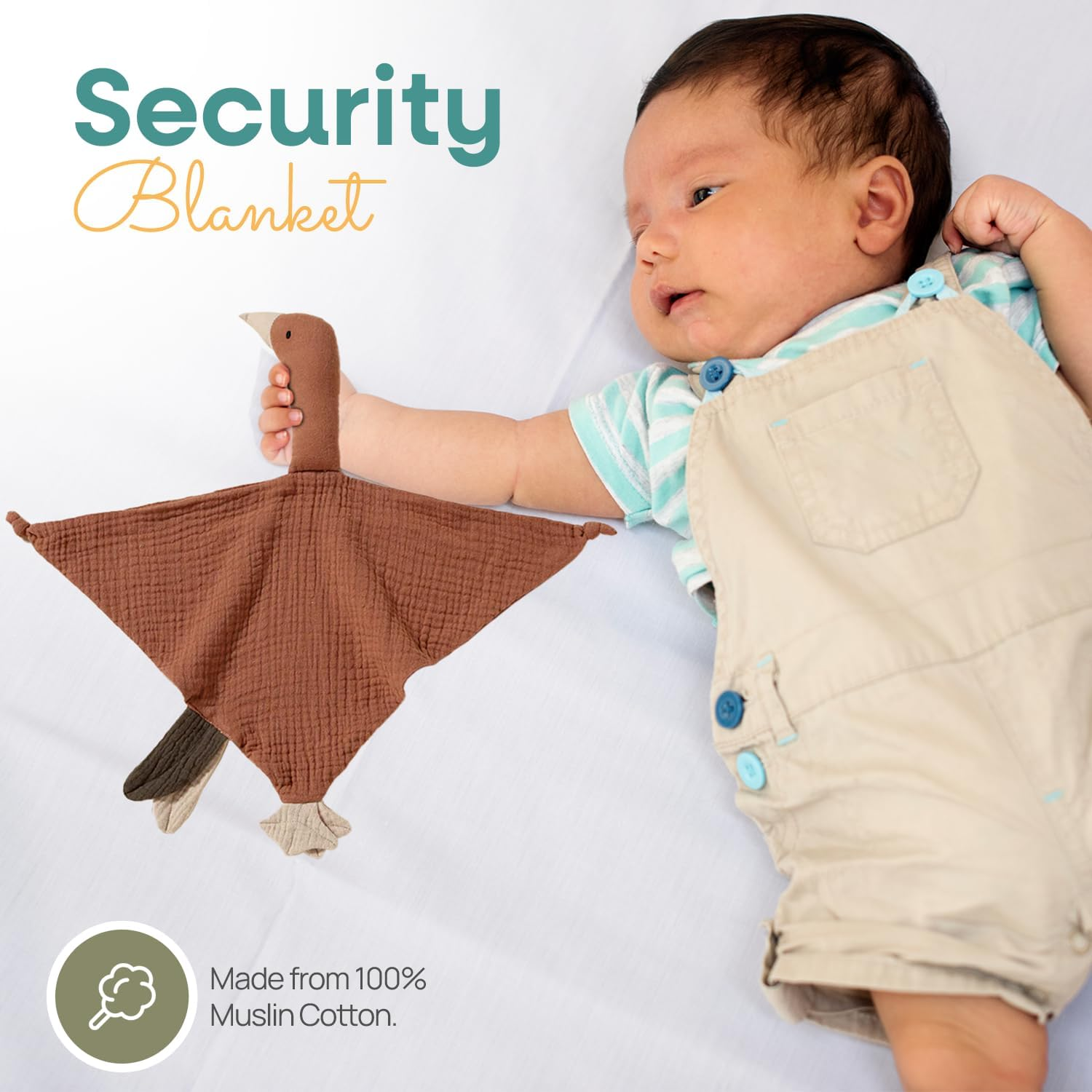 Baby Goose Security Comforter Blanket image number 4