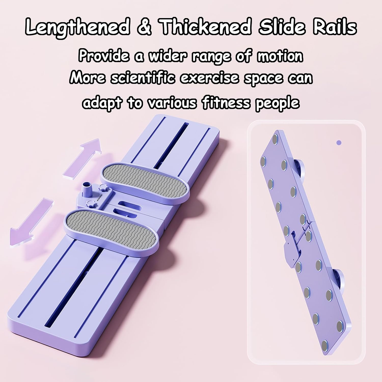 Taoluwin Thigh Strength Trainer, Ski Machine, Home Fitness Leg Trainer with Silent Steel Bearings, Foldable Design for Hip Shaping, Postpartum Recovery & Full-Body Toning image number 1