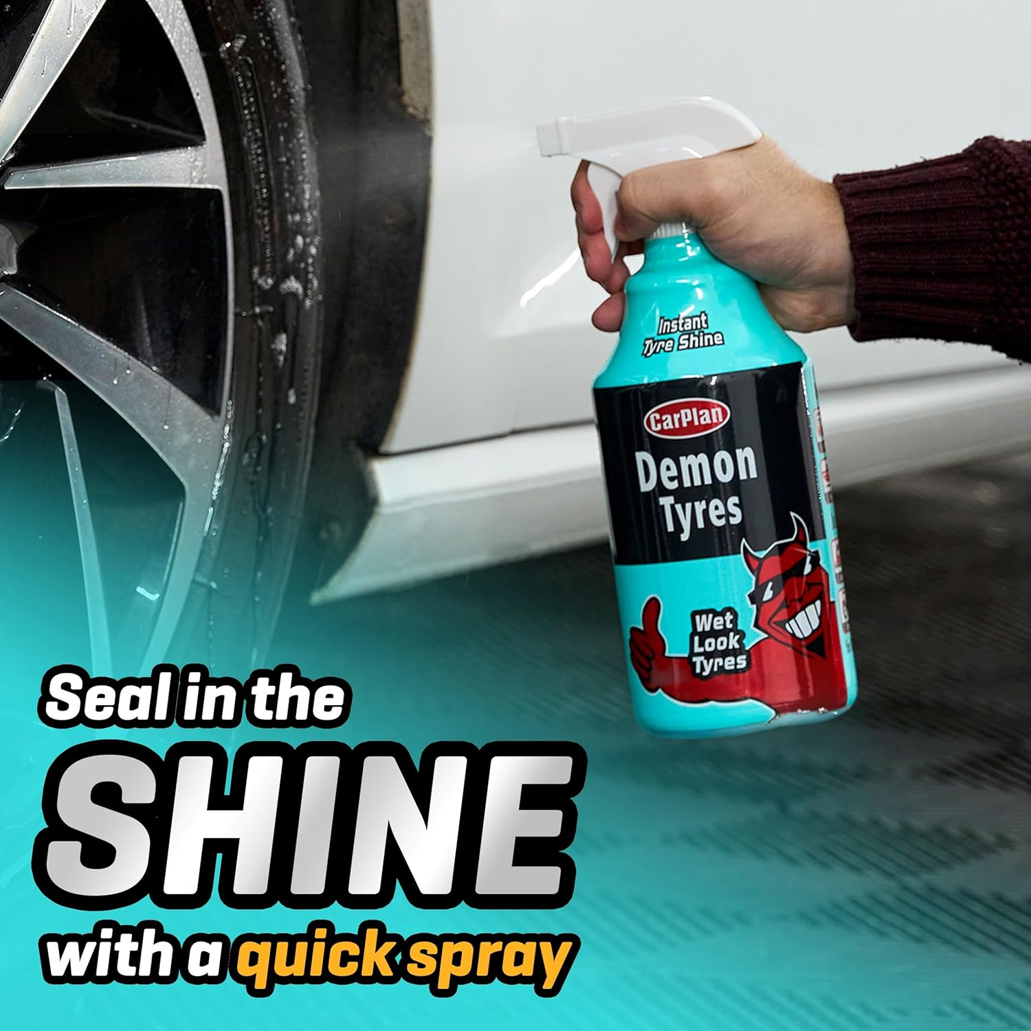 Carplan Demon Tyres - Wet Look Tyres, 1 Litre image number 6