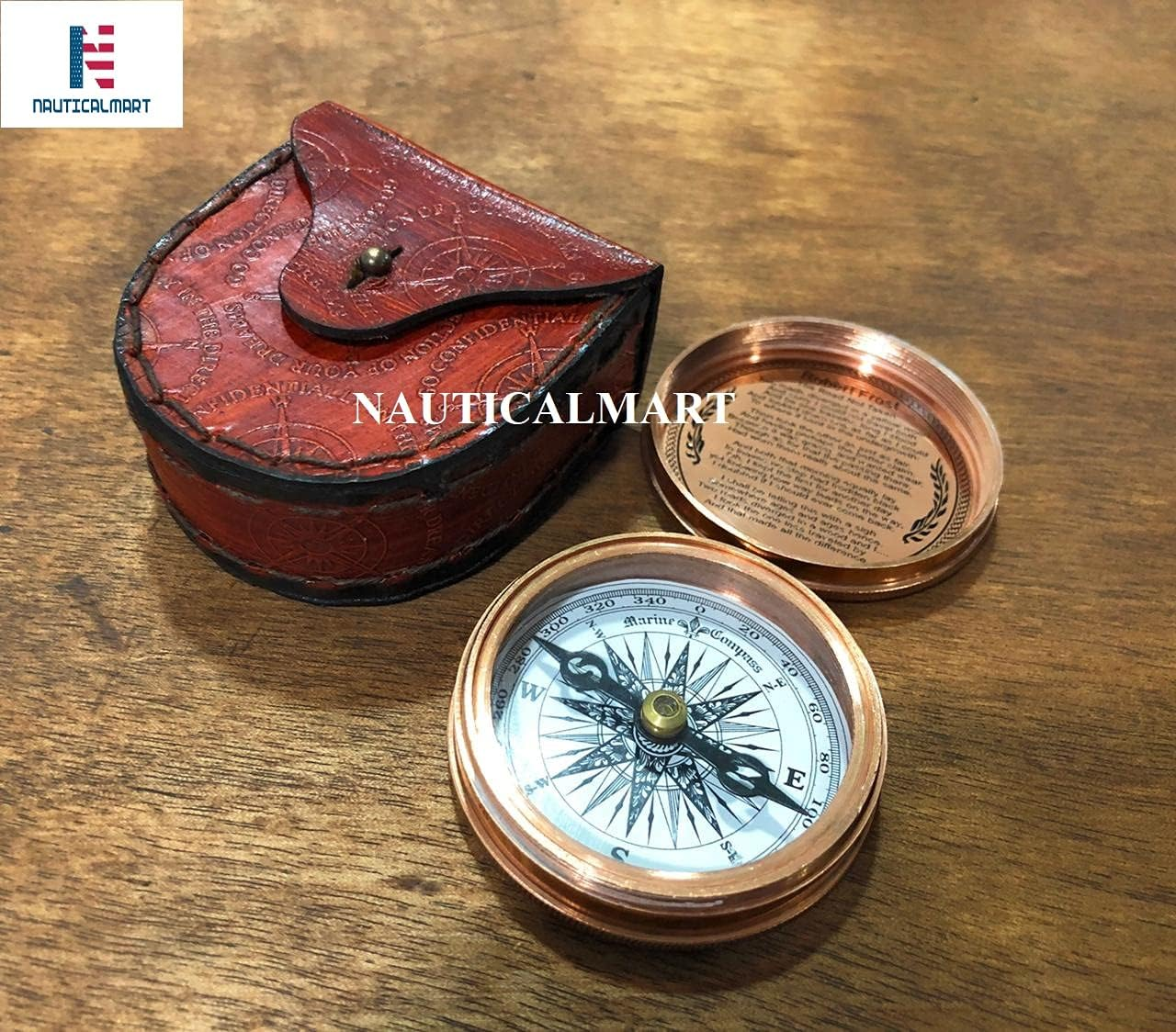 Brass Compass Go Confidently in the Direction of Your Dreams Engraved Compass for Confirmation Gifts, Baptism Gifts, Best Easter, Birthday Gifts, Graduation Gifts, Wedding Gifts, Religious Gifts