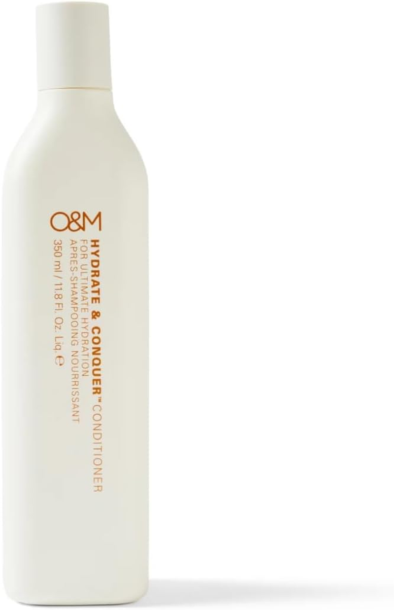 O&M Hydrate and Conquer Conditioner- 350Ml- for Dry Hair - Colour Safe, Clean from Sulfates, Parabens, Silicones, MIT, Phthalates, Triclosan, Propylene Glycol & Gluten, PETA Certified & Vegan, Australian Made, PCR Packaging image number 1