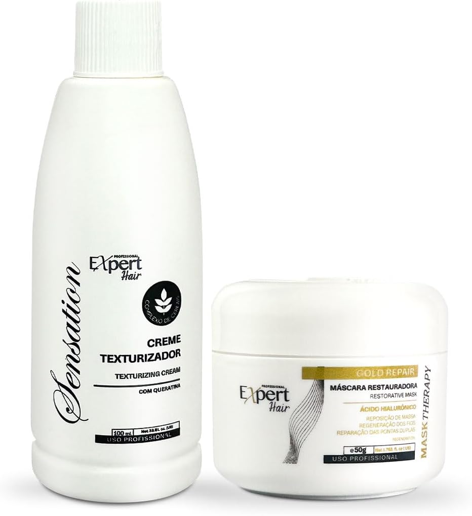 Expert Hair Sensation Texturizing Cream + Gold Repair Mask Kit image number 4