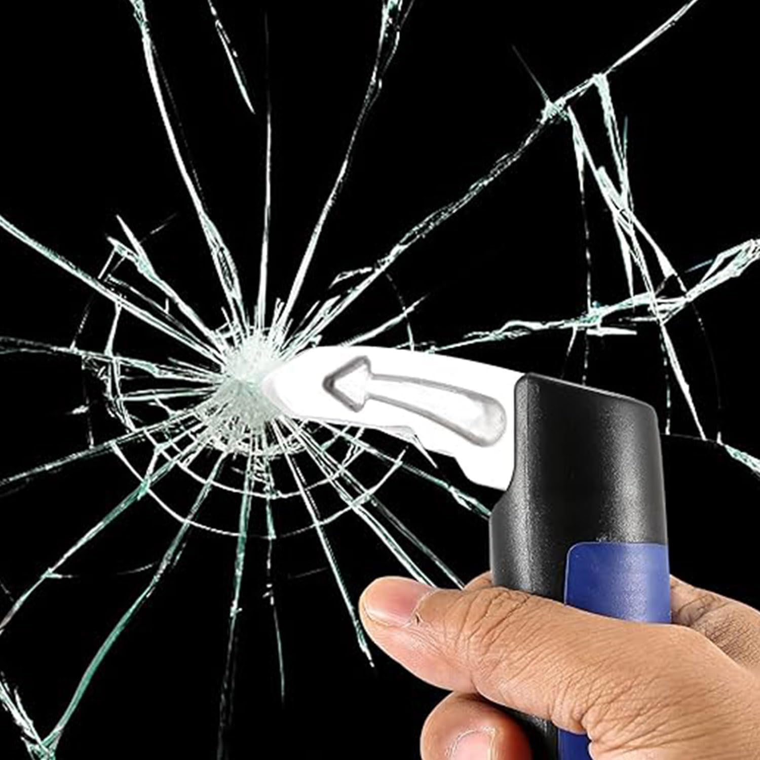 Car Door Assist Handle,Door Handle for Elderly, 4 in 1 Car Grab Handle Assist Door Latch Multifunction Grab Handle Auto Cane Vehicle Support for Injured Handicap and Senior（Blue）