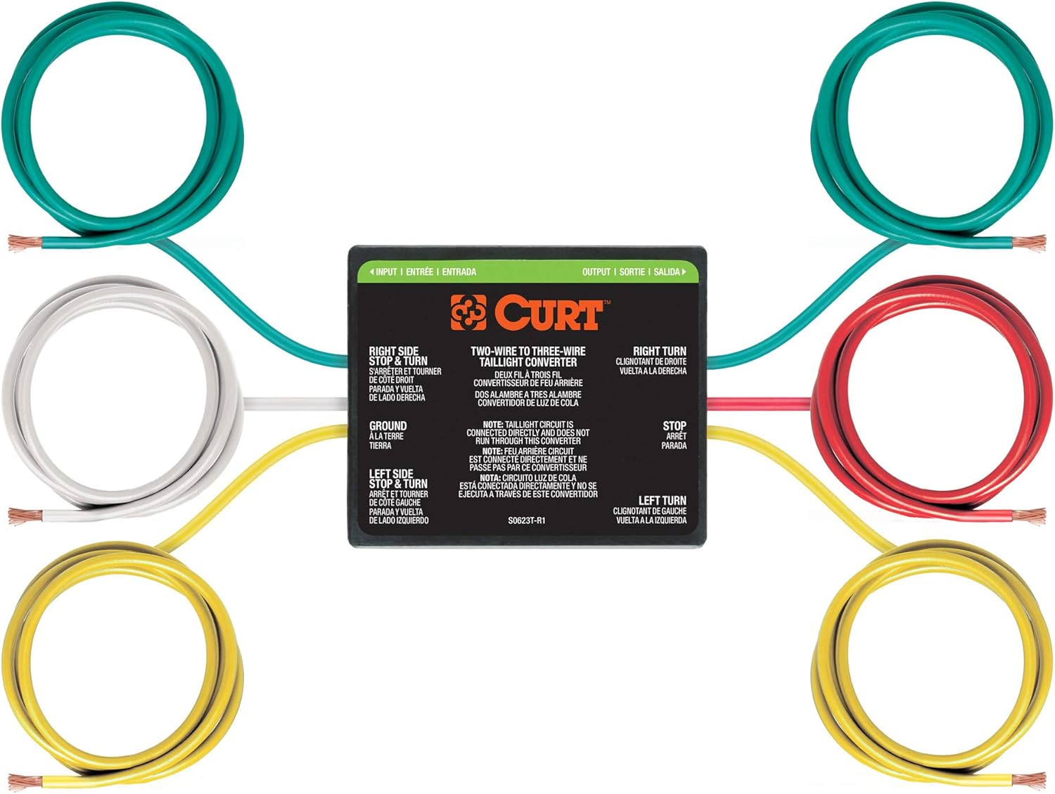 CURT 56196 2-To-3-Wire Taillight Converter image number 2