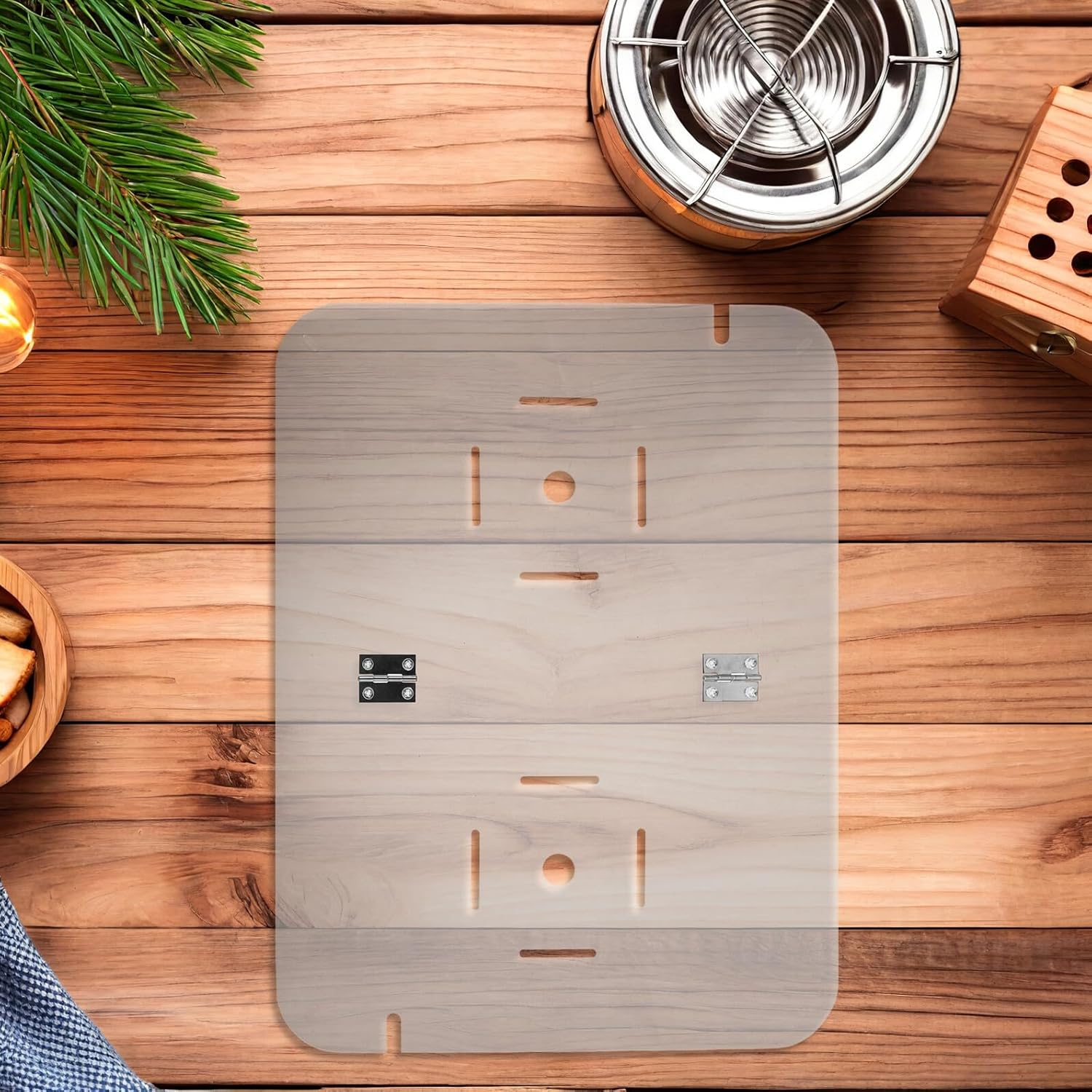 Toddmomy Acrylic Fish Nest Cover Lid for Breeding Box, Hanging Tank Protective Hatch for Pet Nesting Bowl, Fish Nest Cover with Ventilation Suitable for Aquatic Breeding image number 2