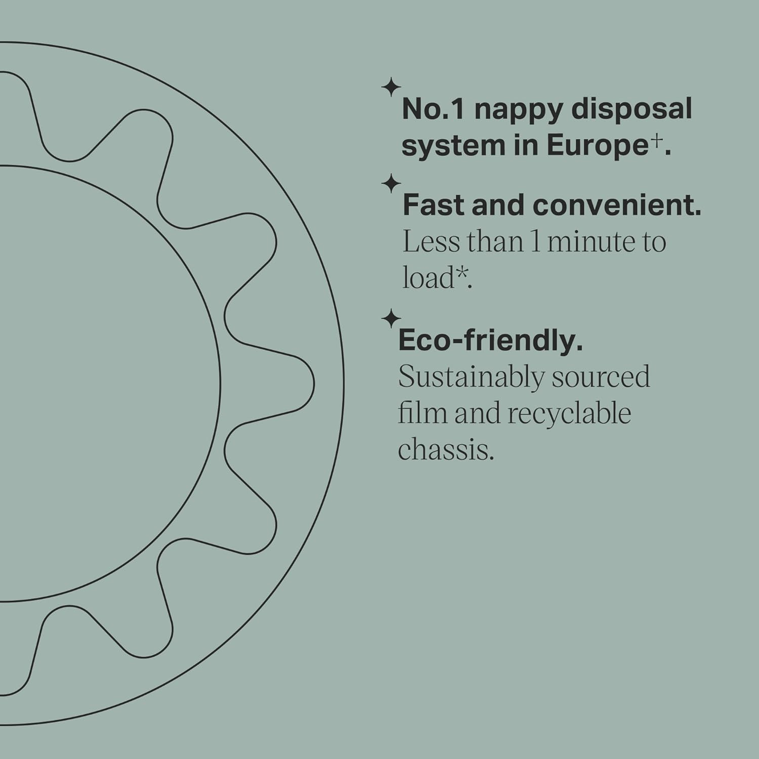 Tommee Tippee Twist and Click Advanced Nappy Bin Original Refill Cassettes, Exclusive Pack of 4, for Easy Refill and Great Value (Pack May Vary) image number 4