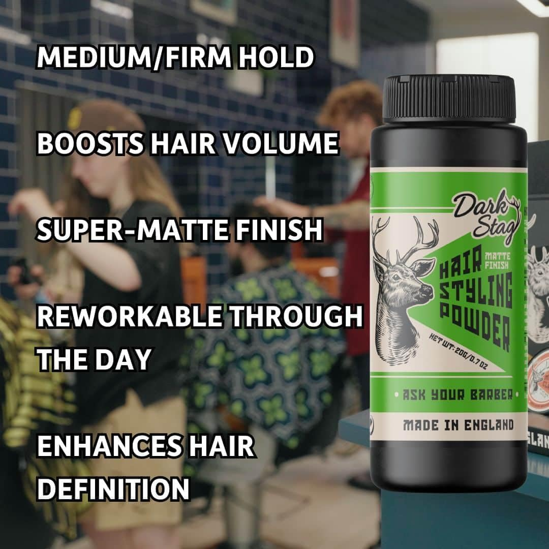 Dark Stag Hair Texture Powder- 20G Volume Hair Powder Men Styling- Hair Styling Powder Men for Flexible Hold image number 4