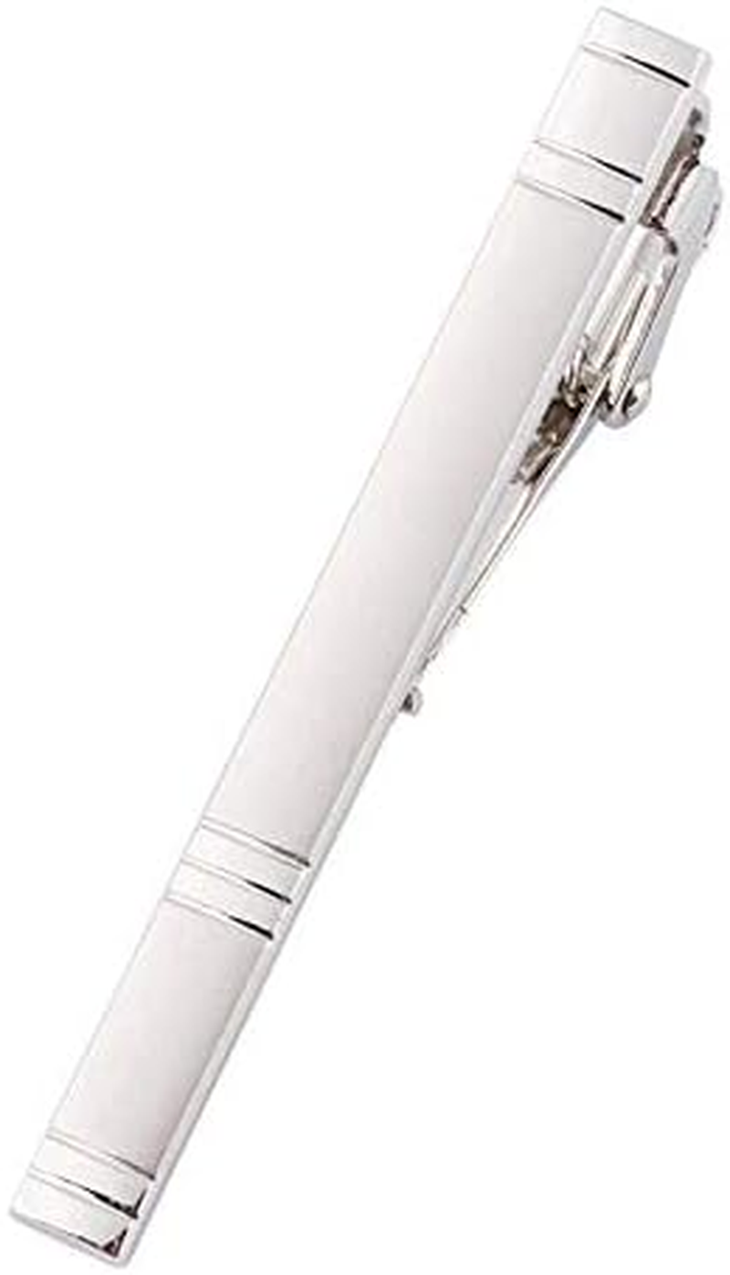 Hi-Tie Silk Ties for Men Solid Paisley Striped Necktie Pocket Square Cufflinks Clip Pin Tie Set - Burgundy Blue image number 6