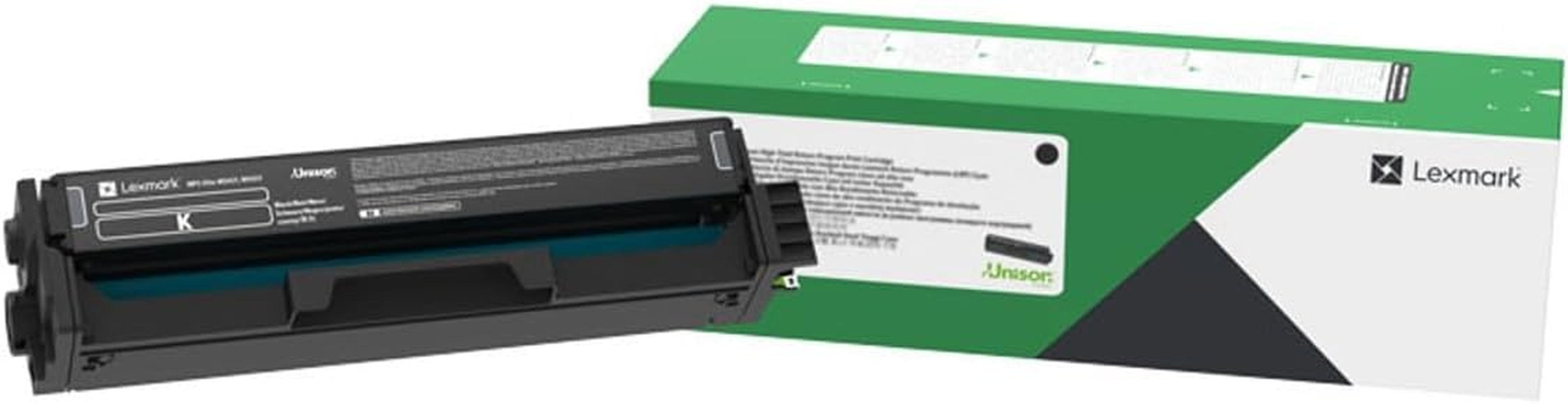 Lexmark C333HK0 High Capacity Genuine Toner Cartridge, Black, 3000 Pages Capacity