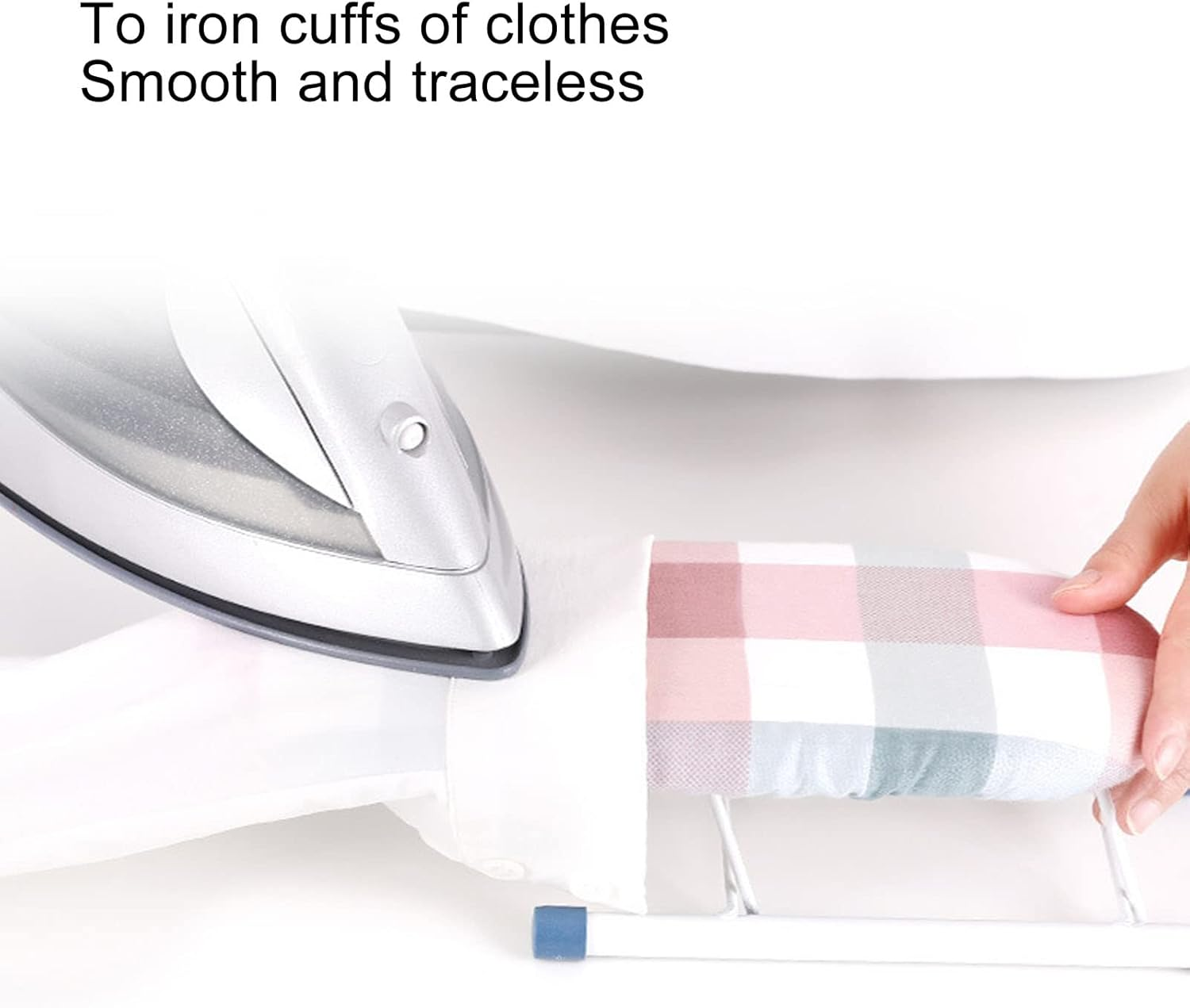 Tabletop Ironing Board, Portable Ironing Board with Folding Legs, All Iron Frfoldable with Cotton Cover, Stable Table for Sewing, Craft Room, Dorm, Home image number 4