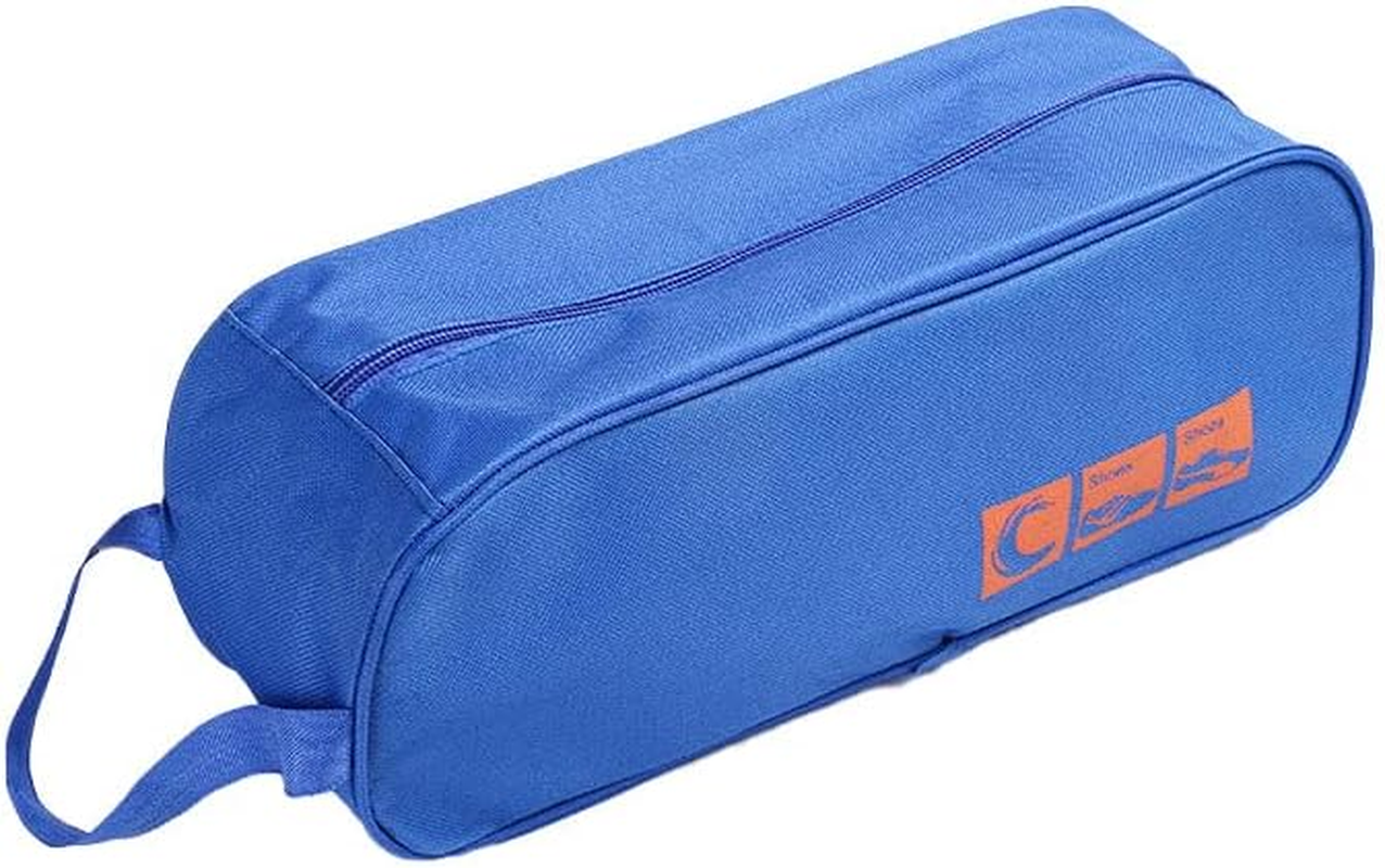 AIMALL Waterproof Portable Shoe Bag with Handle, Travel Storage Case for Shoes, Sports, Toiletries, and Cosmetics, Clear View Window, 13 X 4.72 X 5.12 Inches