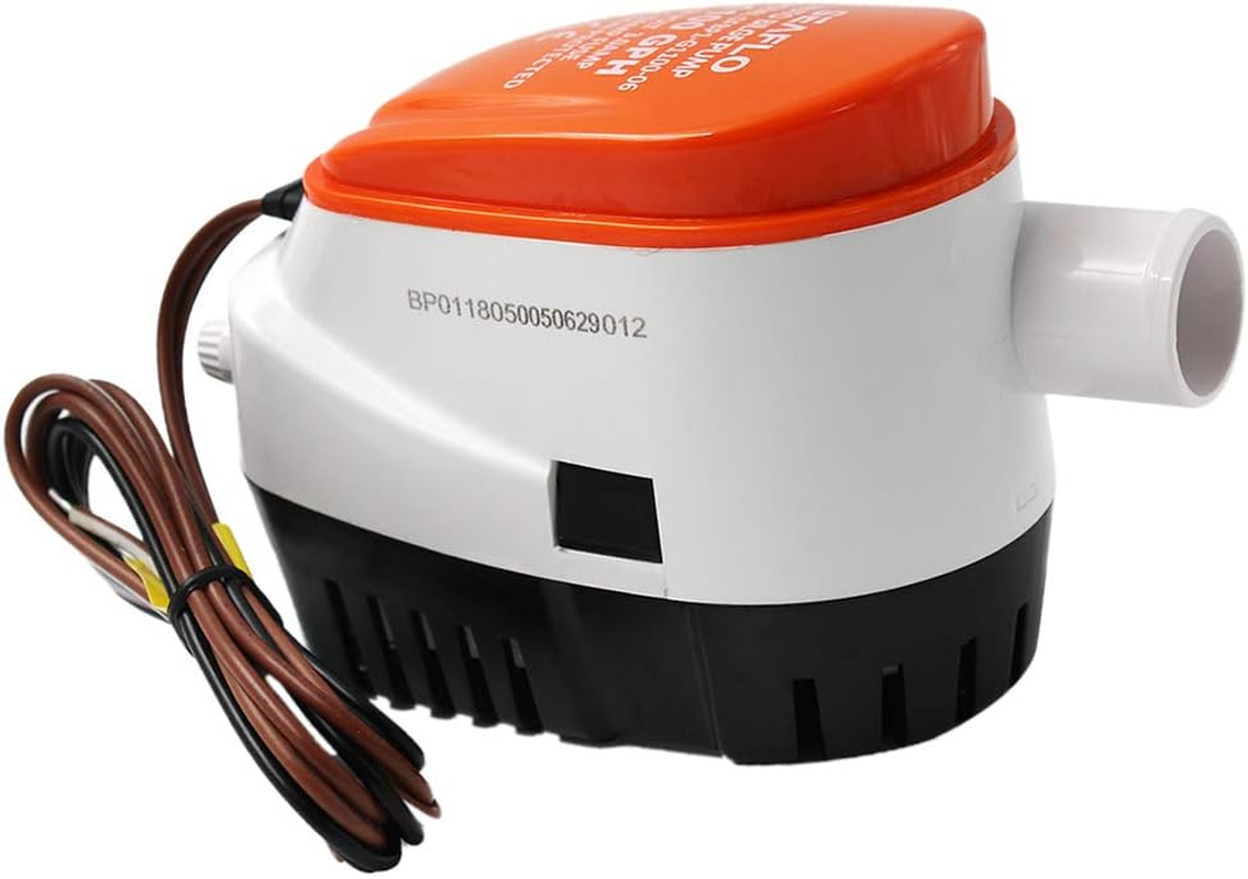 Blesiya SEAFLO 1100 GPH Bilge Pump with Built-In Float Switch - 12V Automatic image number 2
