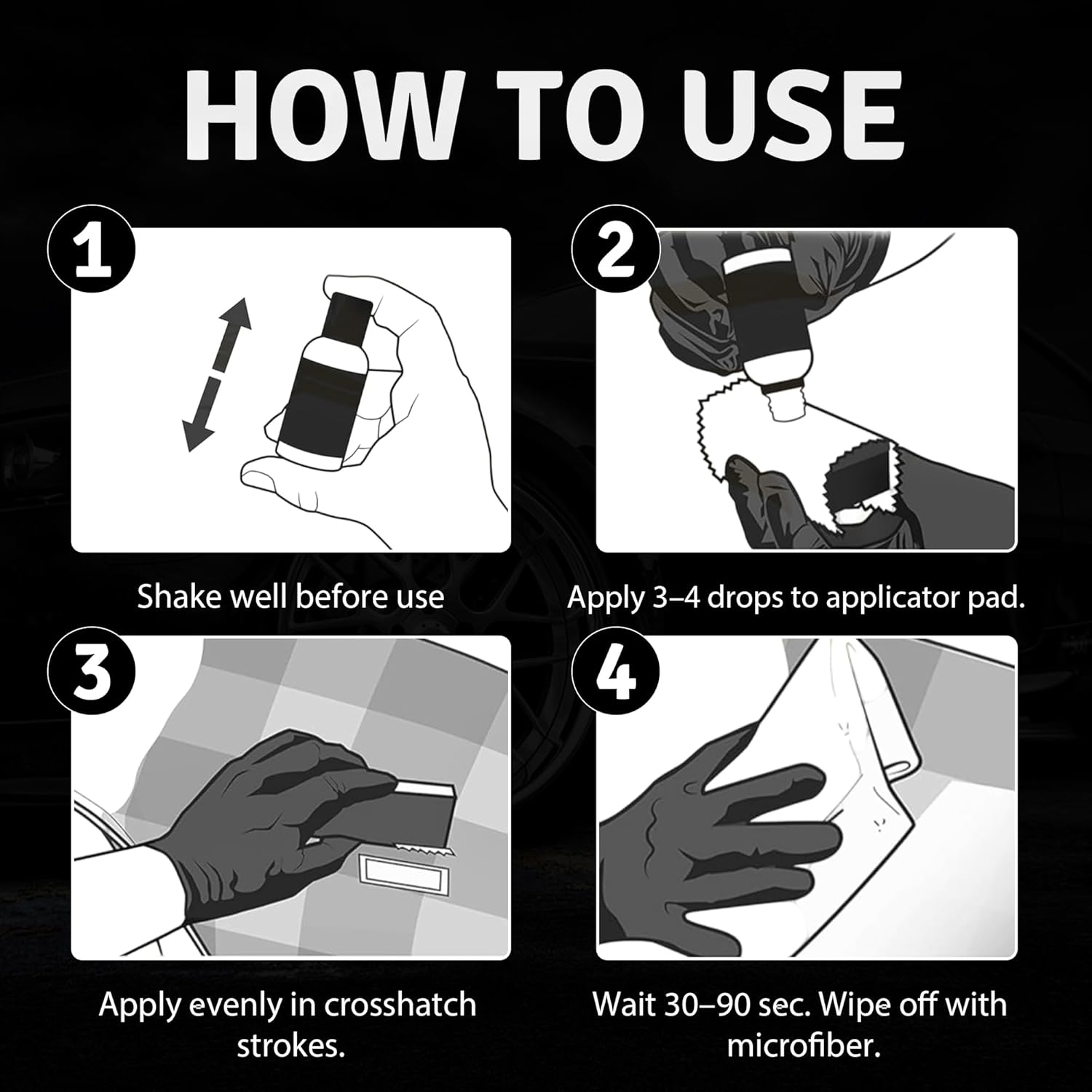 Prestige Vault Diamond Glaze Ceramic Coating &ndash; 50Ml Ultra-Gloss Paint Protection Kit with Applicator & Microfibre &ndash; Professional Grade, Hydrophobic Shield, Built for Australian Conditions image number 3