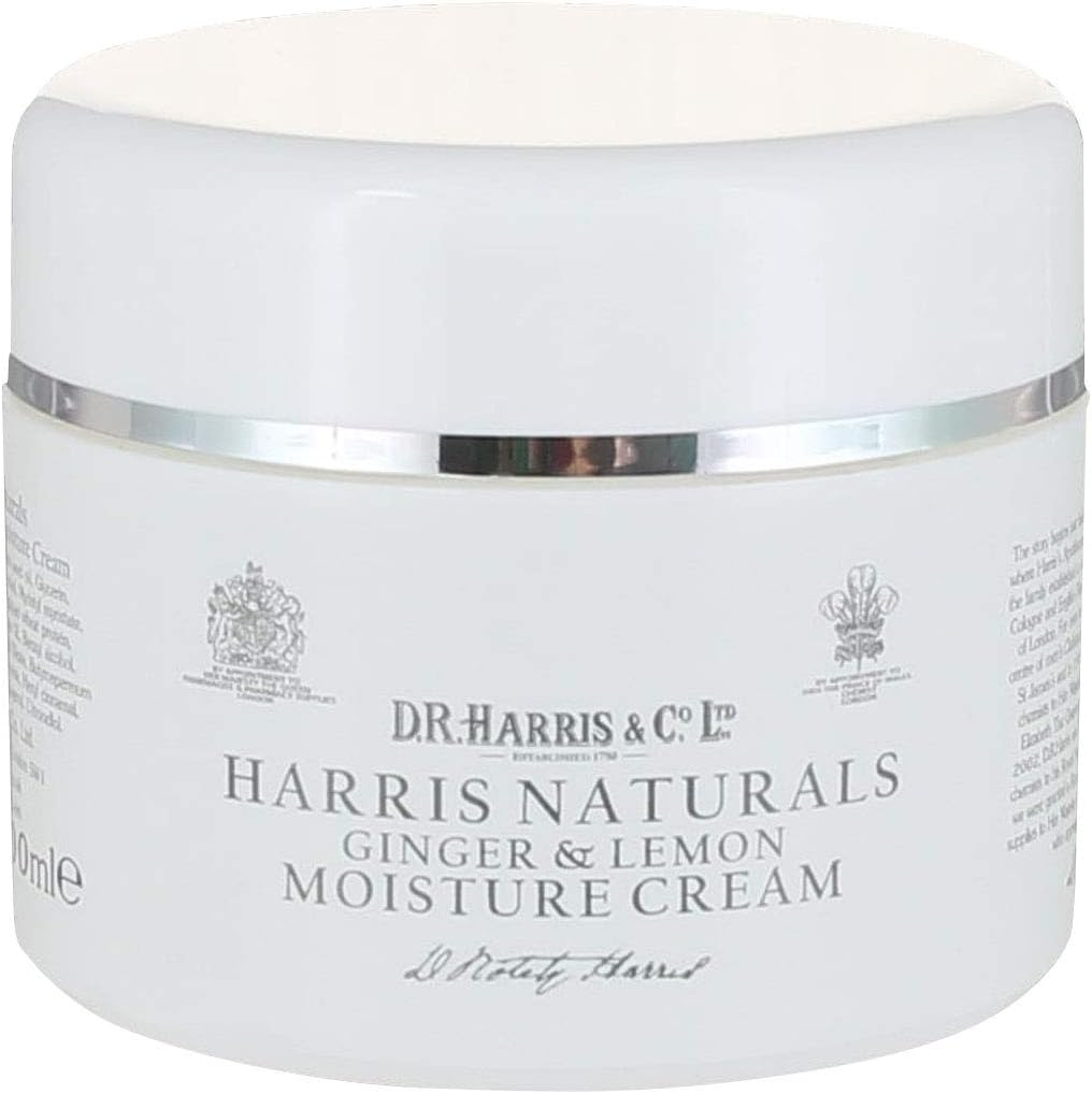 D R Harris Naturals Ginger & Lemon Moisture Cream 100Ml