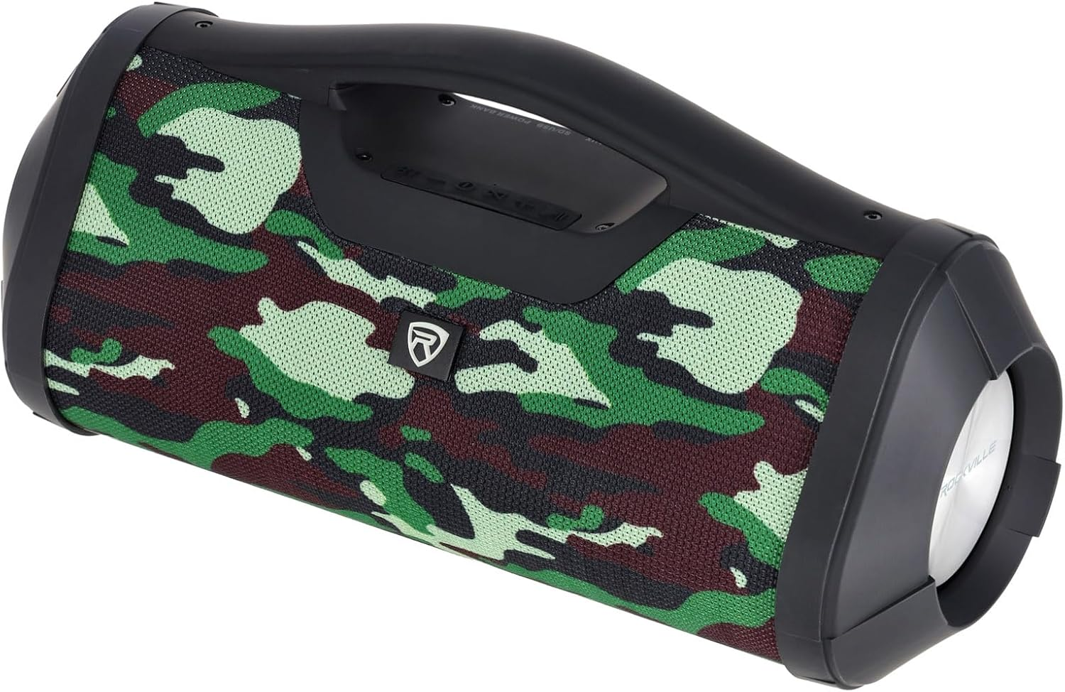 Rockville RPB-XL Portable Camo Bluetooth Speaker Boombox Usb/Powerbank/Sd/Aux with Wireless Linking and 24 Hour Battery Life image number 4