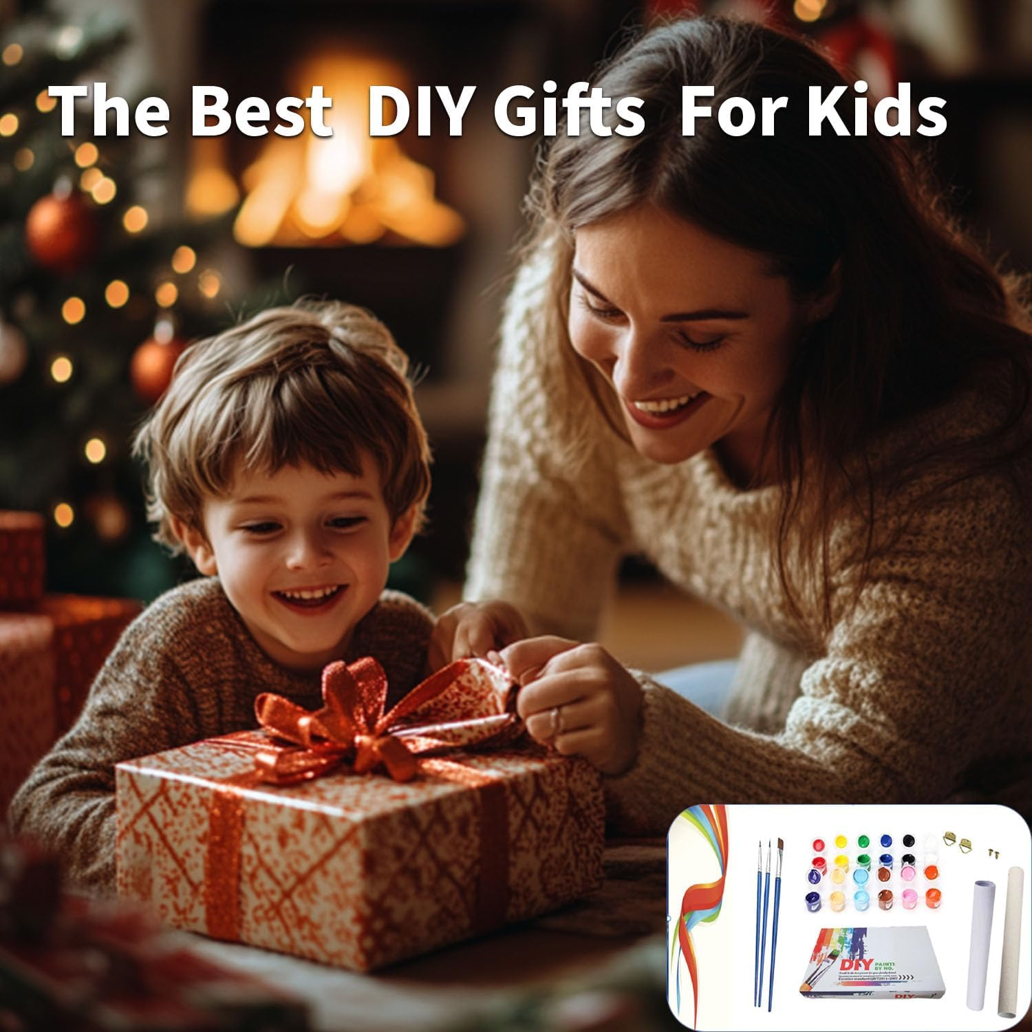 HAPPINNO Paint by Numbers Kit，Paint by Numbers for Adults， DIY Acrylic Painting Set for Adults & Kids, Easy Beginner Art, Home Wall Decor & Unique Gift, 16"X 20" Colorful Pond View (No Frame) - Owl image number 6