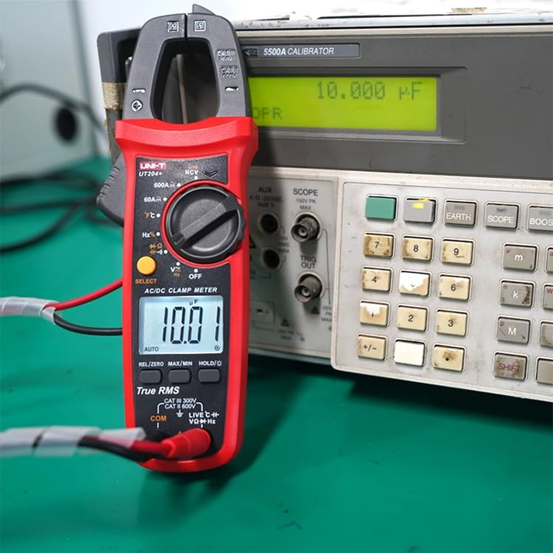 UT204+ Digital Clamp Meter, Handheld Clamp Multimeter with Ampere, Volt, Ohm, Diode, Temperature Tester., Includes Non-Contact Voltage (NCV) Detection for Quick and Safe Voltage Presence Checking. - Ut203+ image number 6
