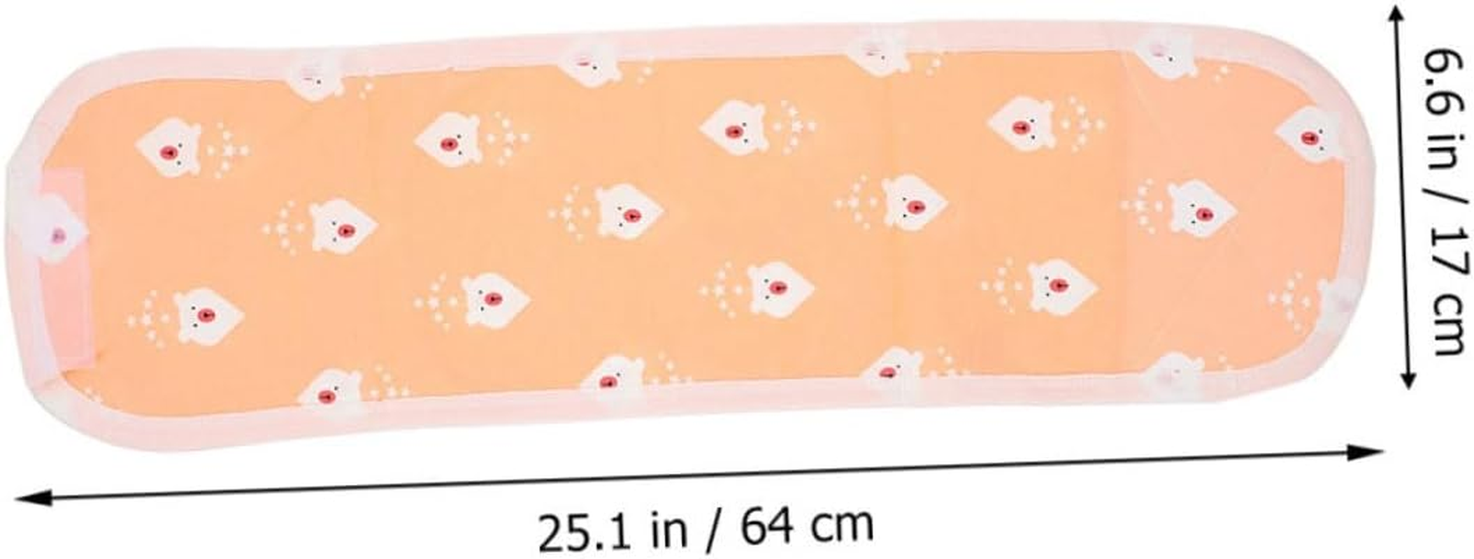 Newborn Cotton Belly Band Baby Belly Wrap Reusable Infant Navel Belt Soft Autumn Winter Protection Band for Newborns 80Cm Red Polar Bear Pattern image number 6