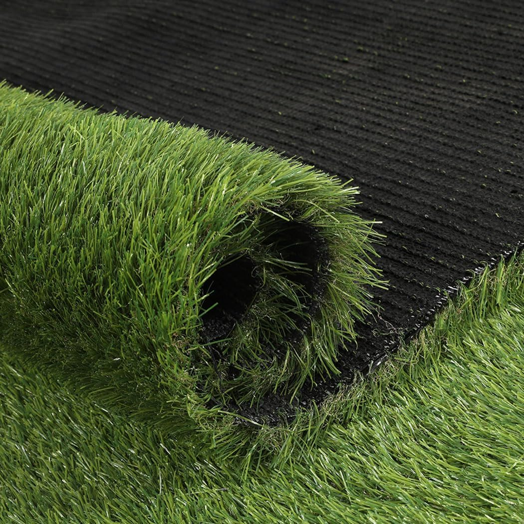 Marlow 1M X 20M Artificial Grass Synthetic Turf Fake Plastic Plant 20SQM, 40MM Thickness Cuttable Synthetic Grass Rug, DIY Pads Door Mat Rug for Garden Patio Lawn Backyard Outdoor(Black Backing) image number 2