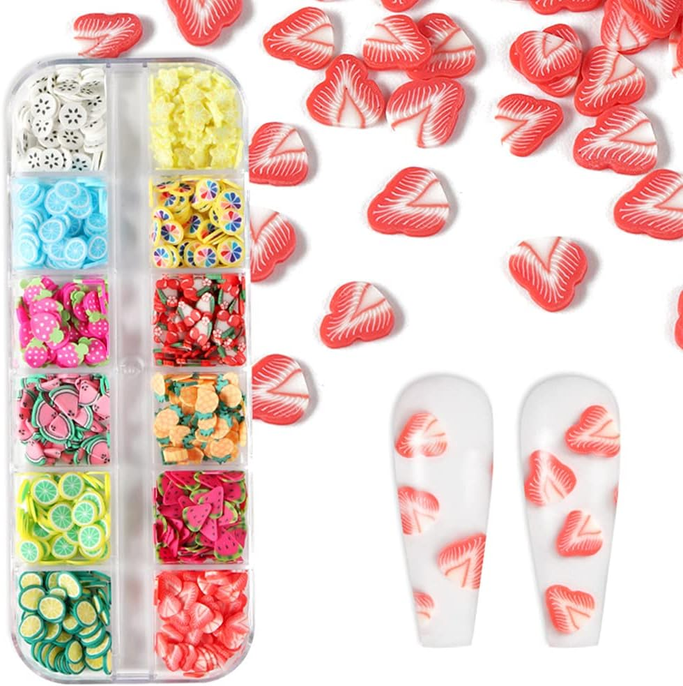 MISHITI Fruit Soft Polymer Clay Discs UV Epoxy Resin Mould Filler Nail Art Decoration image number 5