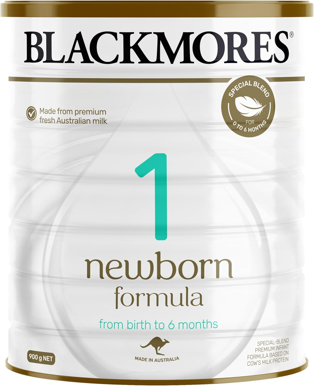 Blackmores Newborn Formula | Special Blend of Nutrients to Help Meet Nutritional Needs of Your Baby from Birth to 6 Months | 900 Grams, Powder image number 6