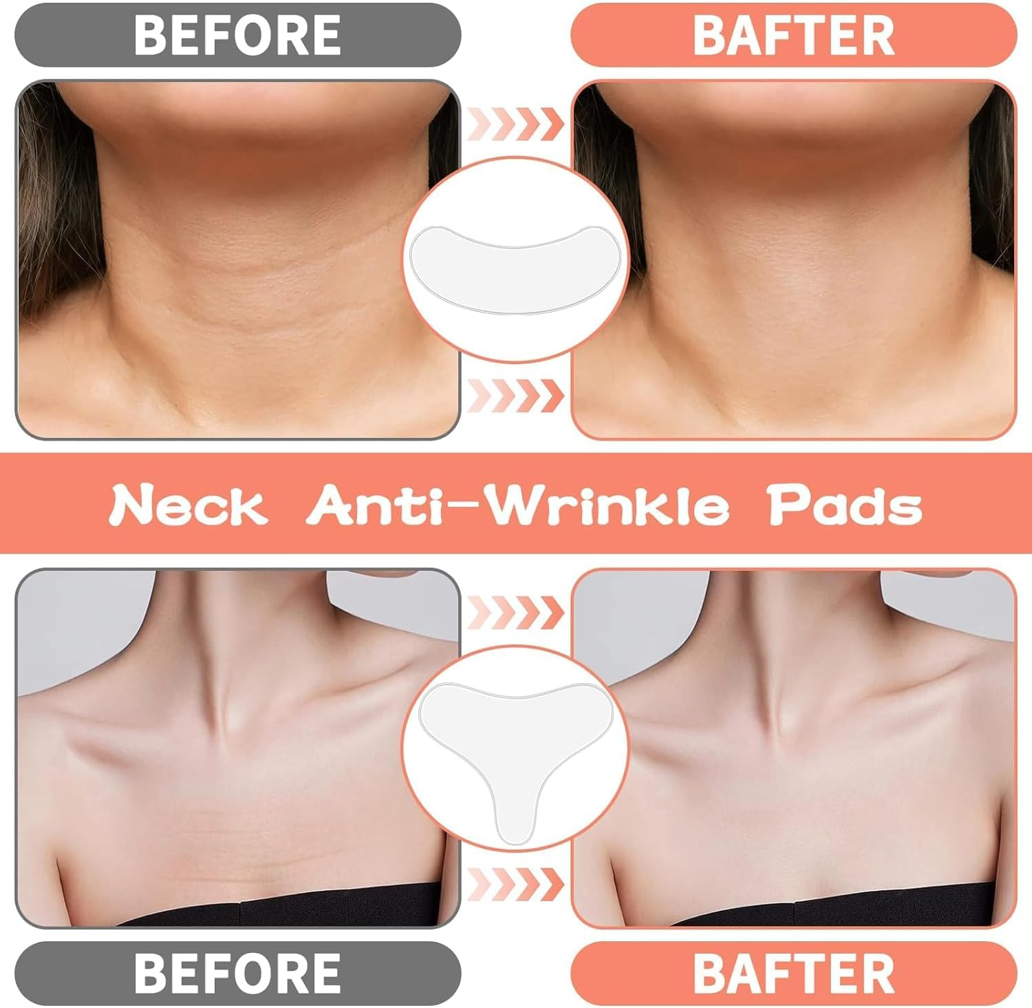 11Pcs Face Wrinkle Patches,Neck & Forehead Wrinkle Patches,Silicone Face Patches anti Wrinkle Patches to Reduce Fine Wrinkles,Reusable Skin Lines Prevention Wrinkle Pad for Women and Men image number 4