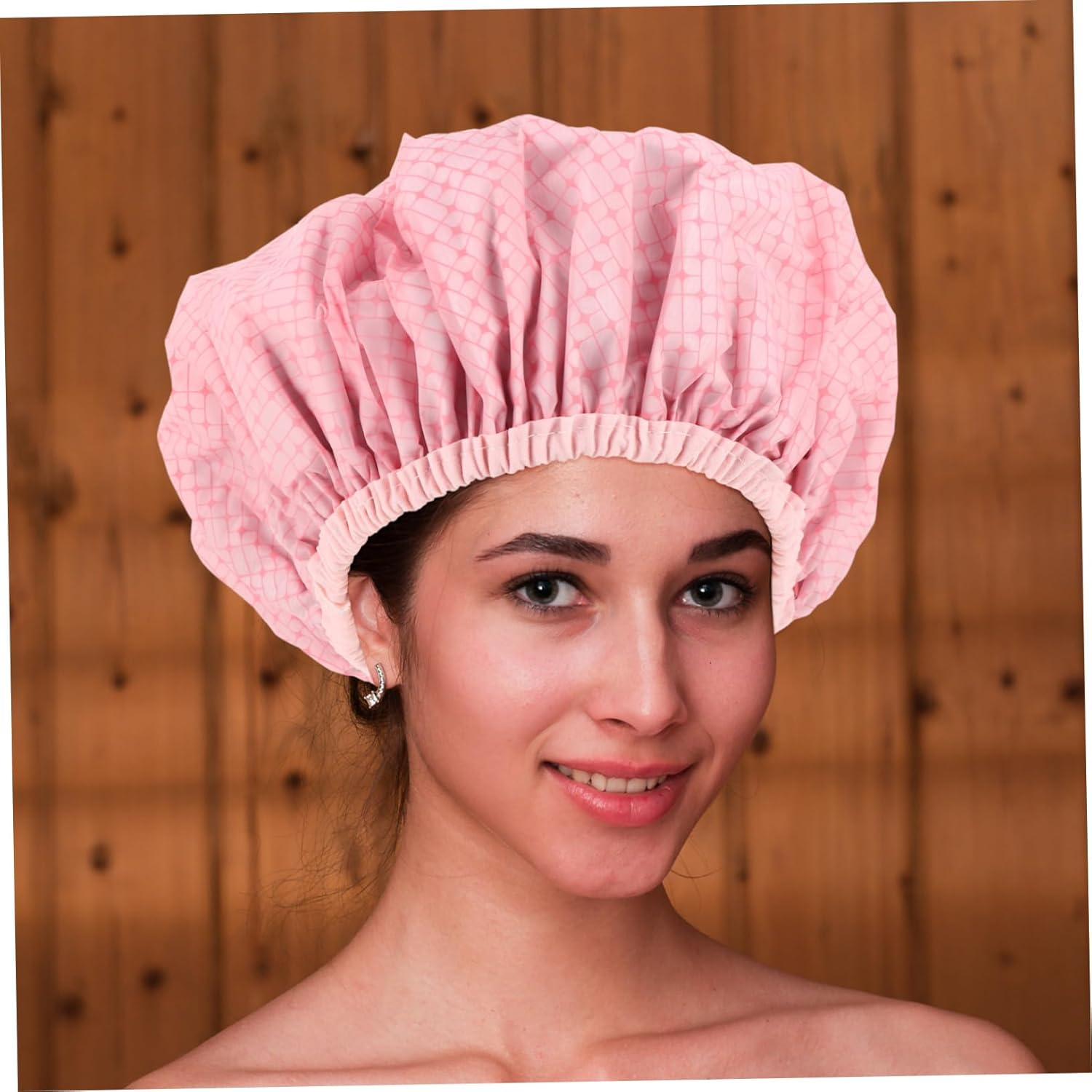 Heated Hair Steamer Cap for Deep Conditioning Double-Layer Thickened Waterproof Design, Thermal Steam Processing Cap Suitable for Long Hair Salon and Home Use image number 1