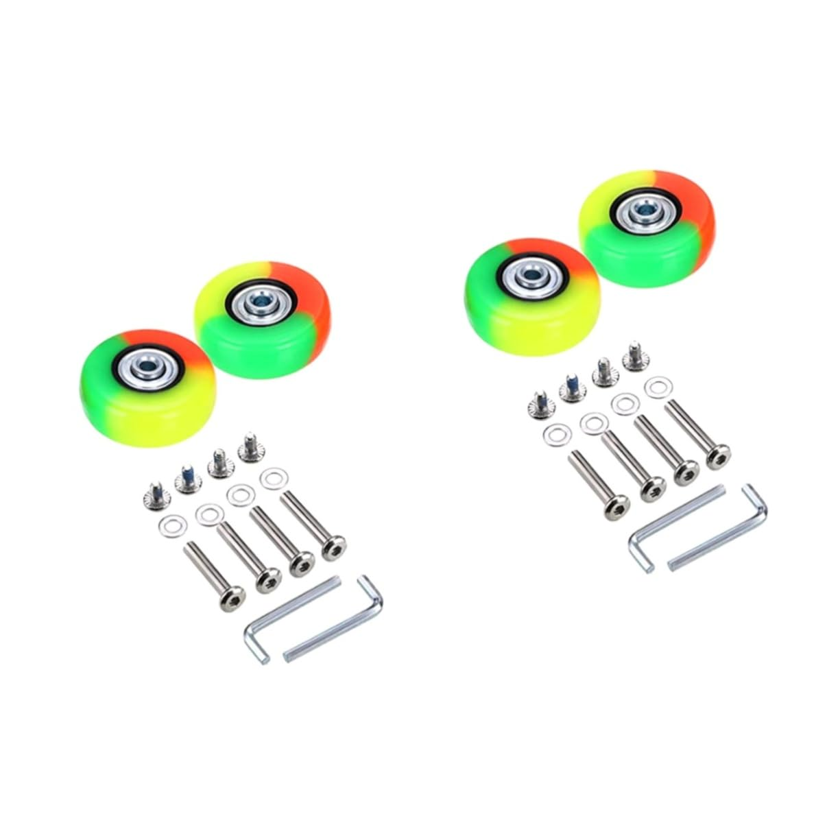 SHERCHPRY 4Sets Replacement Wheels for Suitcase Swivel Caster Wheels in Rubber Material Suitable for Luggage Repair and Use image number 5