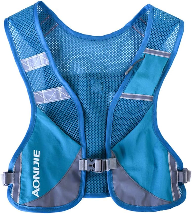 AONIJIE Men Women Ultralight Running Vest Pack Reflective Breathable Hydration Backpack for Hiking Camping Marathon Cycling Race