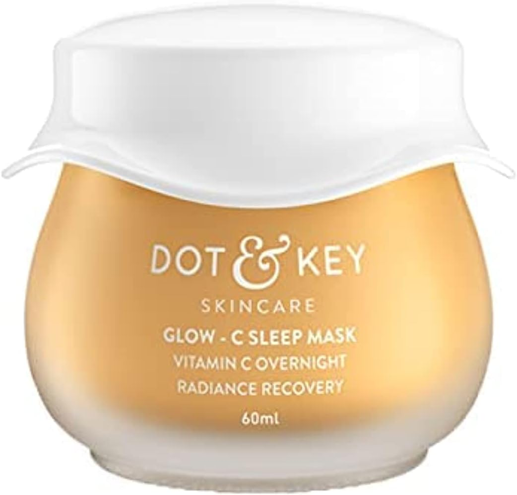 Dot & Key Glow - C Sleep Mask, Vitamin C Overnight Radiance Mask, Night Gel 60Ml, with Vitamin C and Hyaluronic Acid, Paraben Free image number 6
