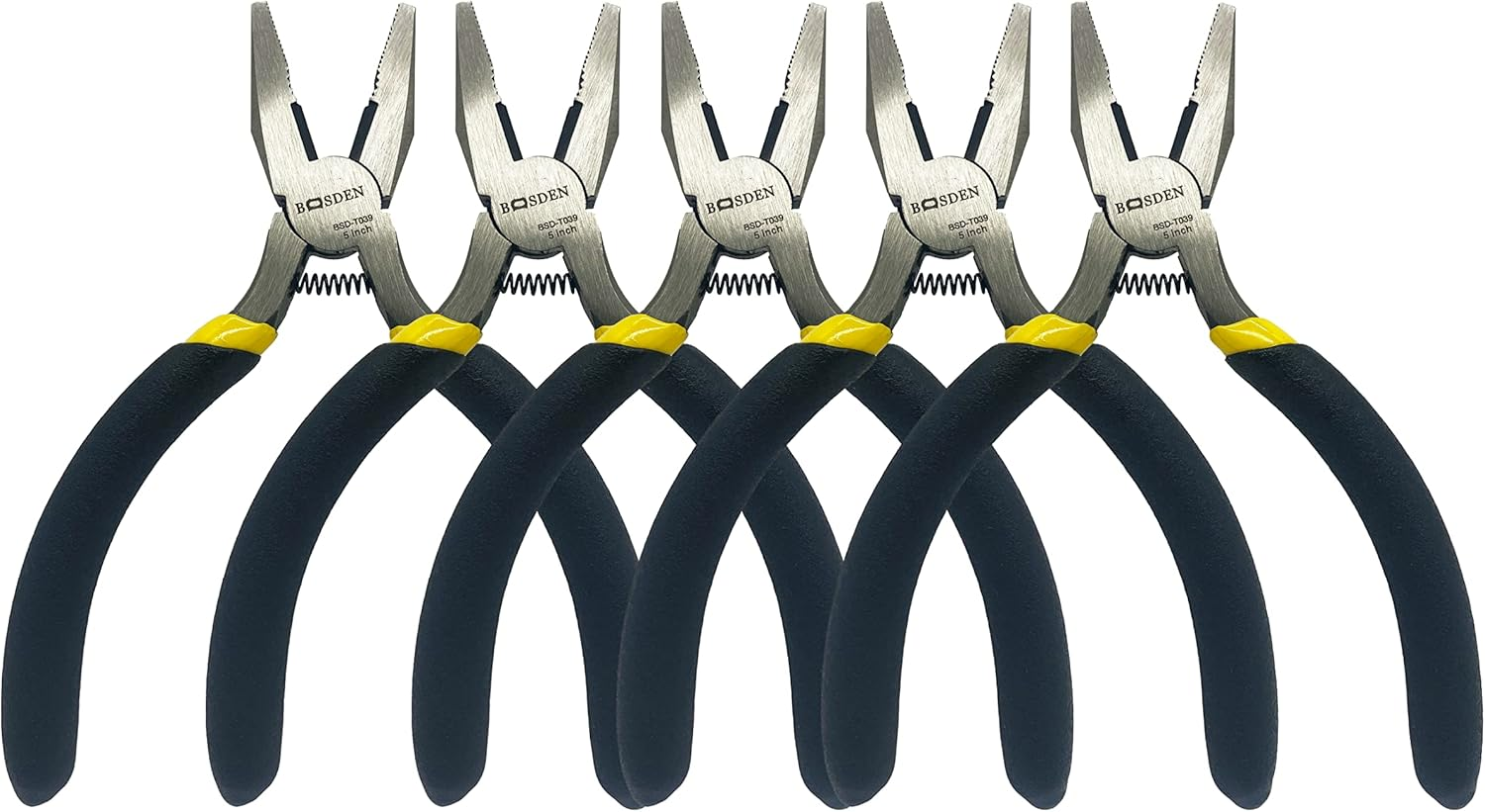 BOOSDEN 8 Inch Lineman'S Pliers - Side Cutters Combination Pliers with High Leverage and Wire Cutter Function image number 2