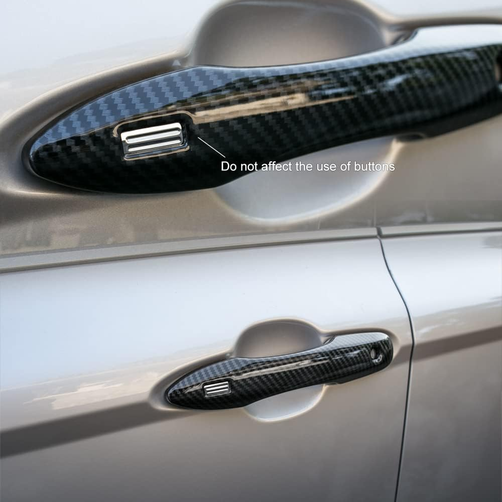 Exterior Door Handle Cover Trims with Smart Entry Holes Fit for Toyota Camry 2025 2024 2023 2022 2021 2020 2019 2018/Toyota Corolla Avalon 2019-2024 Accessories image number 3