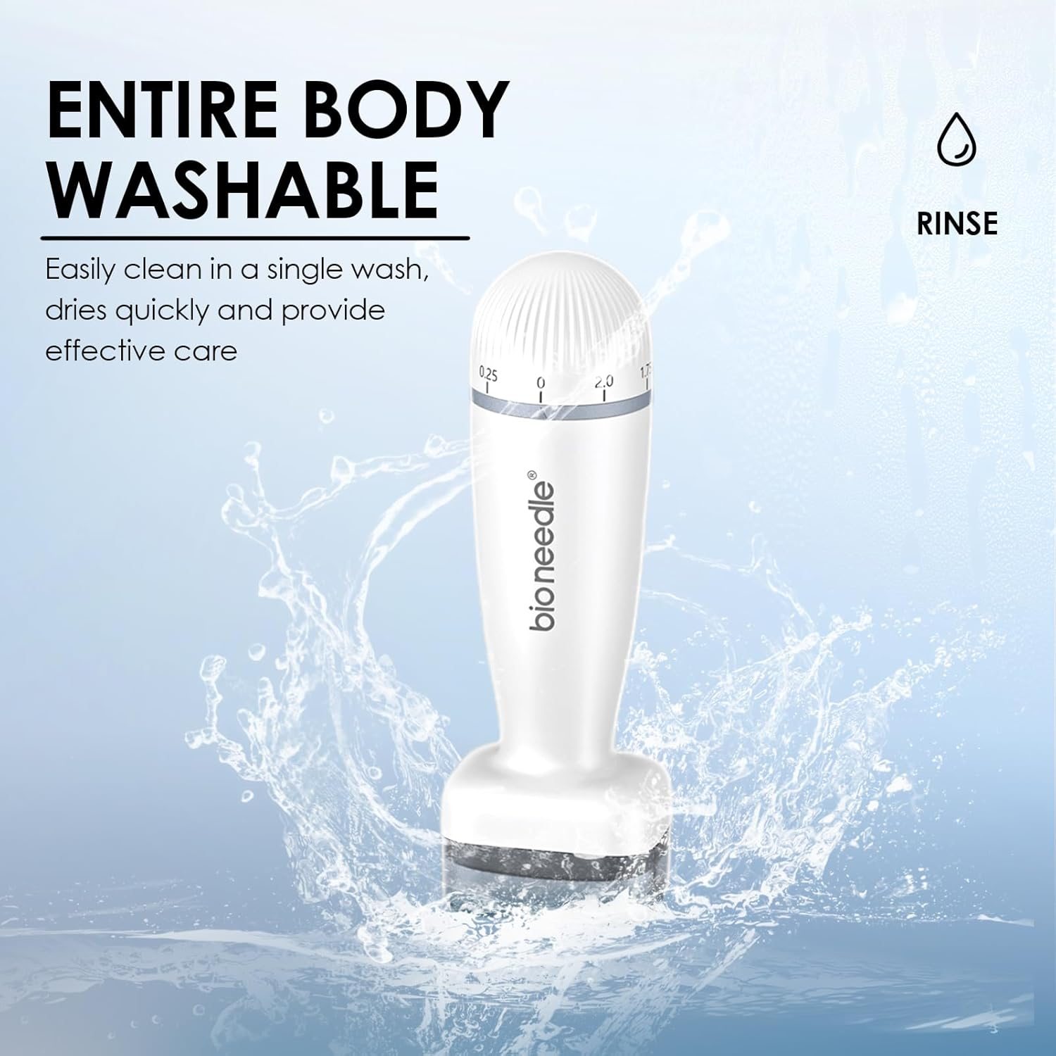 Derma Stamp with 120 Adjustable 2.0Mm Titanium Pins, Derma Stamp for Hair, Beard Growth, Microneedling Pen Micro Needle for Face Skin Rejuvenation, Derma Roller Skin Care Beauty Tool for Women Men image number 2