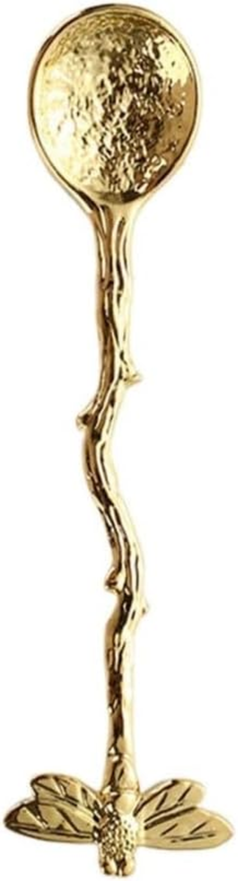 Gold Retro Dragonfly Coffee Teaspoon Stainless Steel Tableware Creative Sugar Tea Stir Bar Stirring Spoon,Cake,Dessert, Long Handle Spoon Kitchen Gadget Des image number 4