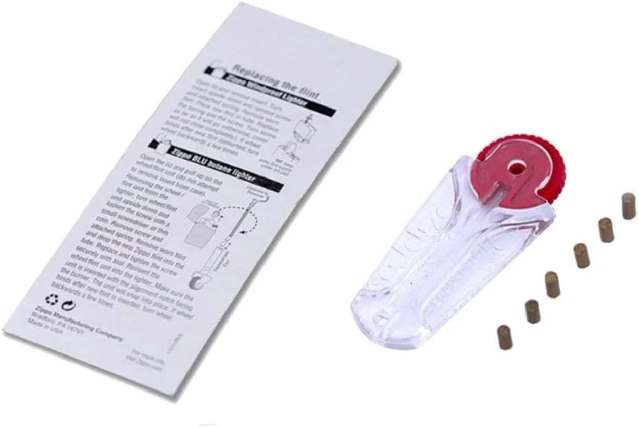 Zippo 2406N Flints Zippo Lighter Flints, 6 Piece, Multi/Colour image number 3