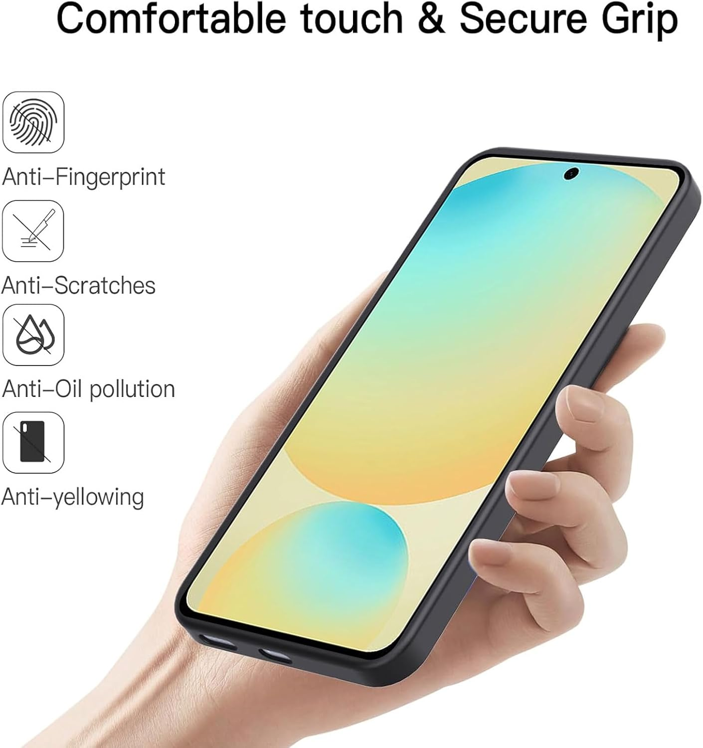 LYZXMY Case for Xiaomi Redmi 15 4G/5G (6.9 Inches) + Tempered Film Screen Protector - Black Soft Silicone Protective Case Flexible TPU Case - Monster image number 4