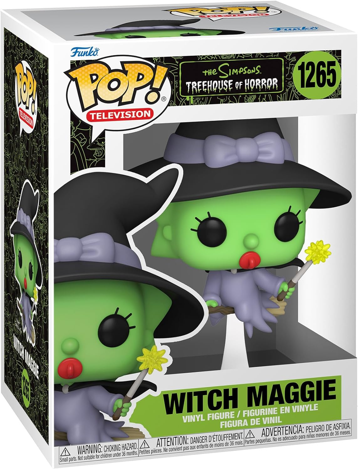 Pop Simpsons Witch Maggie Vinyl Figure image number 4