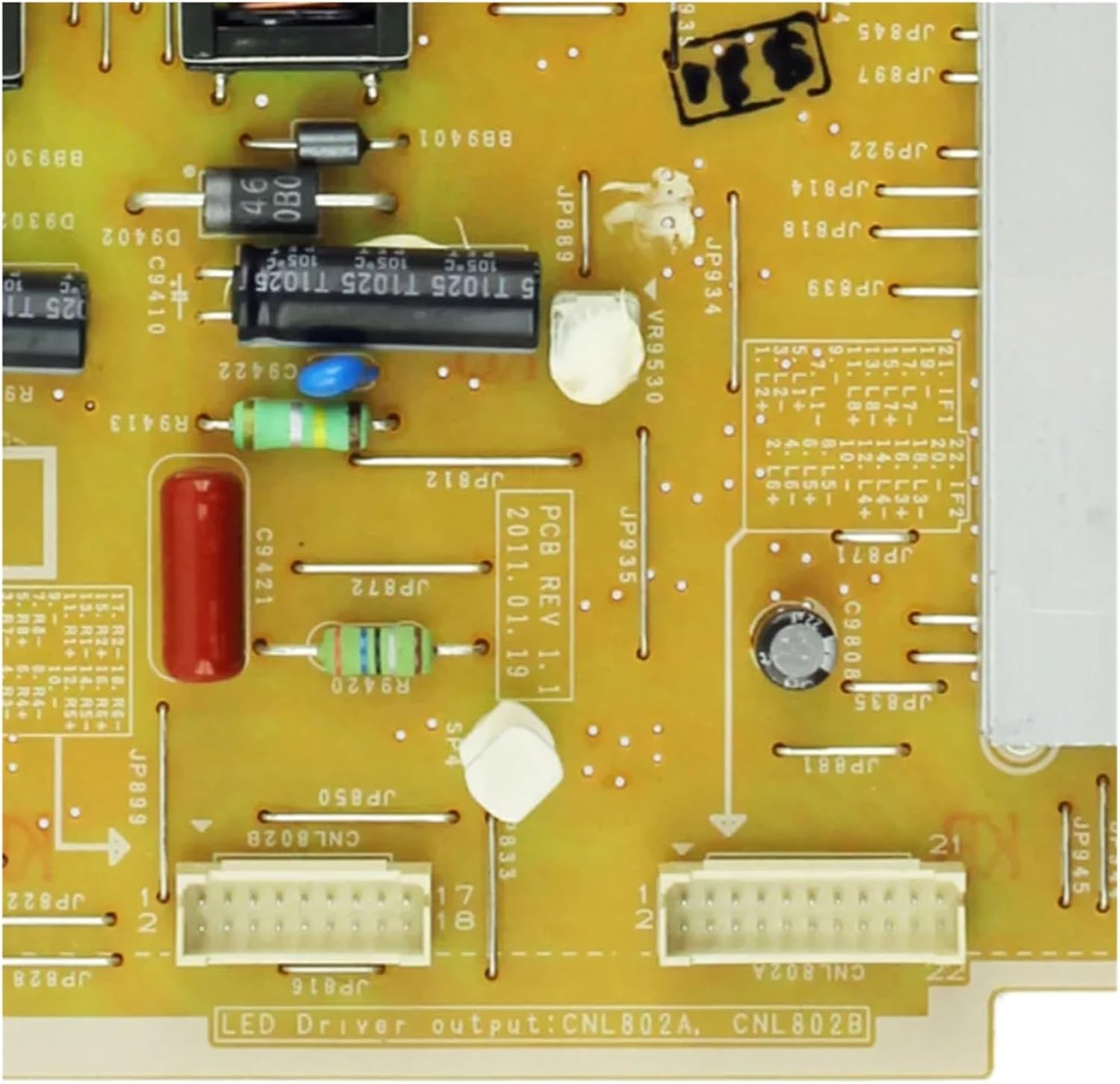 Replace TV Power Board BN44-00427A with BN44-00427B, Compatible for Samsung, TV Power Board for UE46D8000YU, UN46D7000, UE46D6530, UE46D8000, UE46D6500, UA46D6400 image number 4