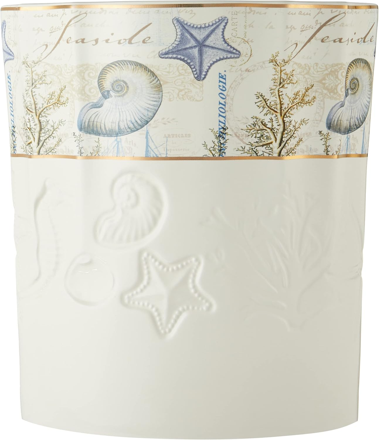 Avanti Linens Antigua Waste Basket, Multi image number 3