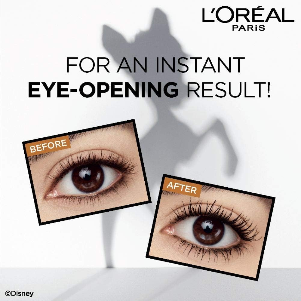L'Oreal Paris Bambi Eye Mascara, Lasting Volume, Length & Lift, Doe-Eye Definition, No Clumping or Smudging, Waterproof, Black, 0.21 Fl. Oz. image number 5