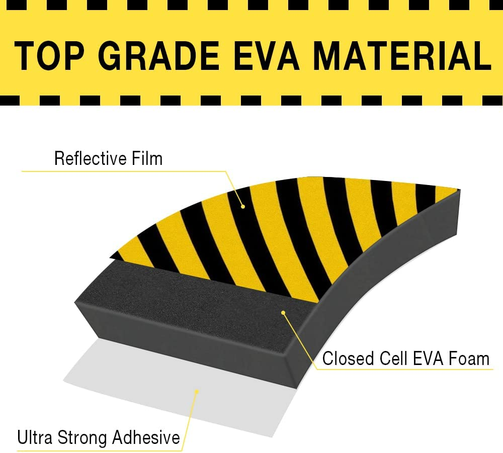 Garage Wall Protector Foam Car Door Protector Wall Corner Guard for Parking Garages - Wall Edge Protector Protect Your Car - Garage Wall - Wall Corner Edge and Bumpers Corner Guards (Corner Guards-4Pack) image number 2