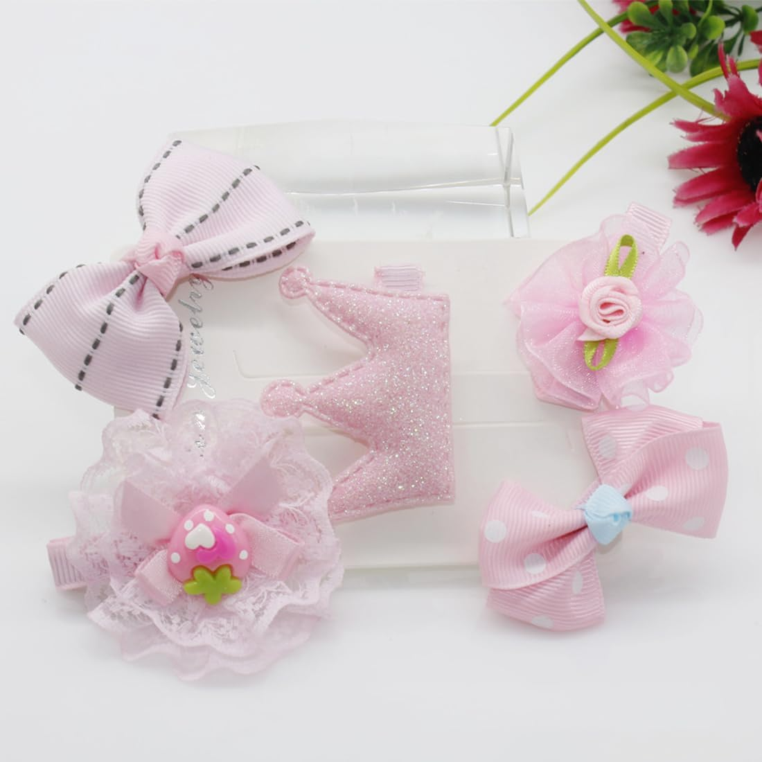 Pack of 10 Hair Bows Hair Clips for Girls, Cute Hair Clips Kids Hair Clips Girls Hair Accessories for Birthday Christmas Children'S Day Gift image number 5