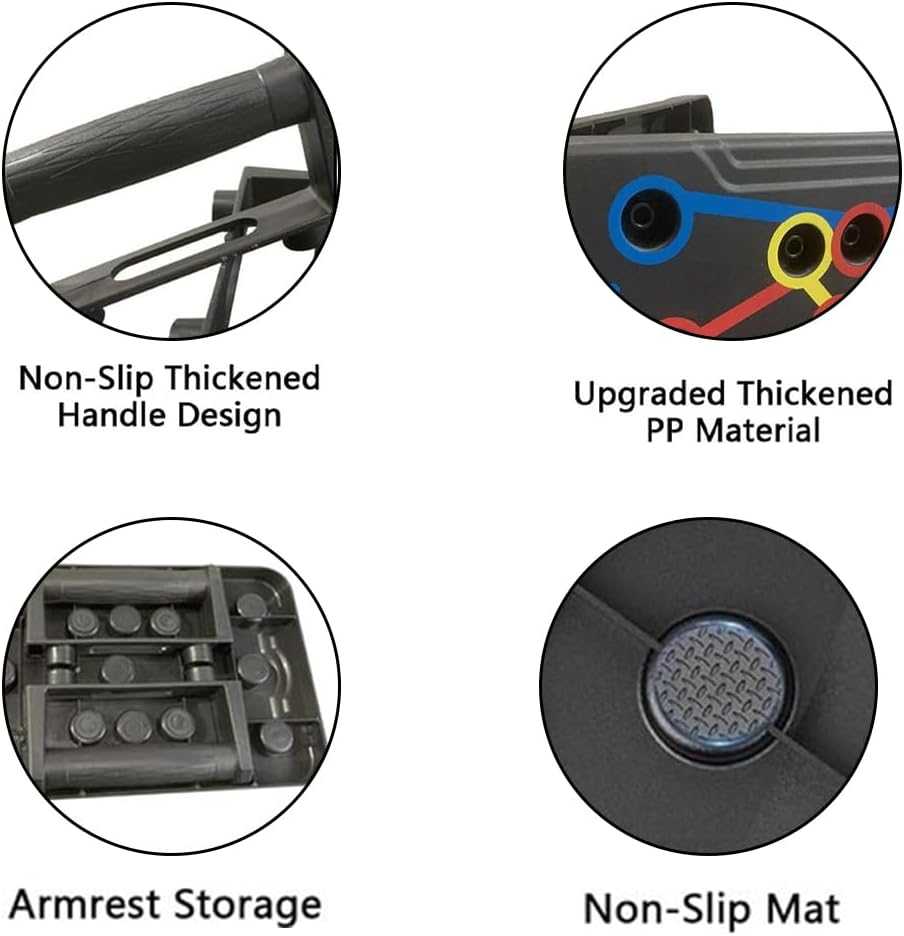 Push up Board,Exercise Fitness Equipment,Folding Training Board,Multifunction Pushup Handles,Gym Training Apparatus,Portable Fitness Tackle,For Men,Women Strength Training image number 1