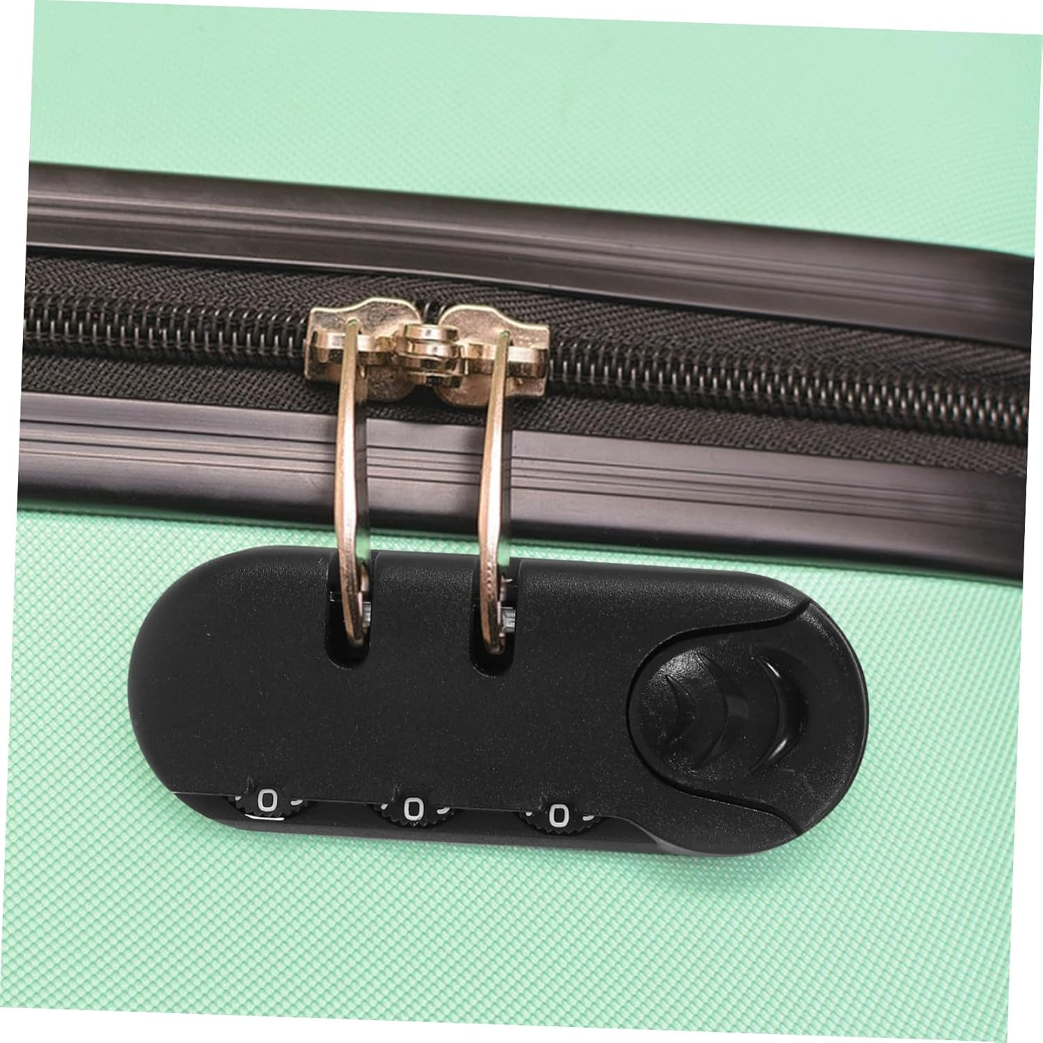 DIKACA 3Pcs Backpack Theft Lock with Combination Password Lock for Luggage Suitcase and Travel Bags and Easy to Use for Business Trips