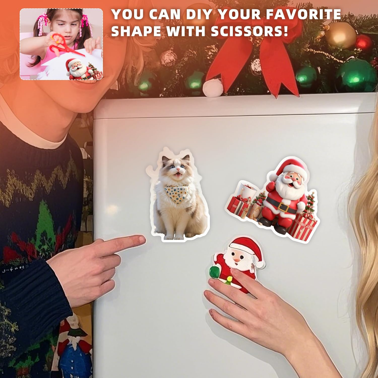 5 Pcs Printable Magnet Sheets, Thick Magnet Glossy Sheets A4 Flexible Magnetic Sheet Inkjet Printing Paper for Arts and Crafts image number 5