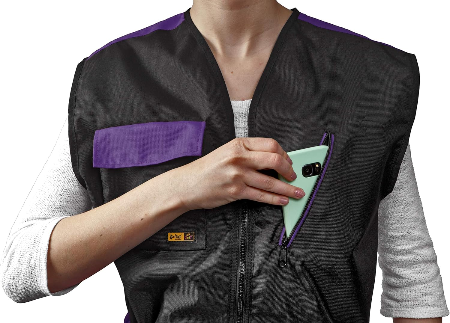 Dog Training Vest for Agility Dog Sports Waterproof Violet Vibes M image number 1